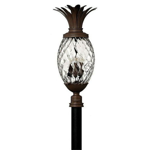Cast Outdoor Lantern Fixture In Traditional-Glam Style 12.5 Inches Wide By 29.5 Inches High-Copper Bronze Finish-Incandescent Lamping Type Hinkley