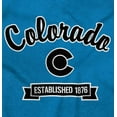 thumbnail image 2 of Colorado Cute State Flag Souvenir Men's Graphic T Shirt Tees Brisco Brands S, 2 of 6