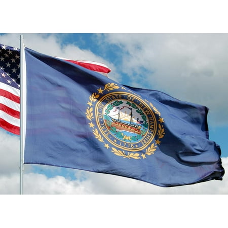 New Hampshire State Flag - 2' x 3' - Nylon - PN: 60-100-10267