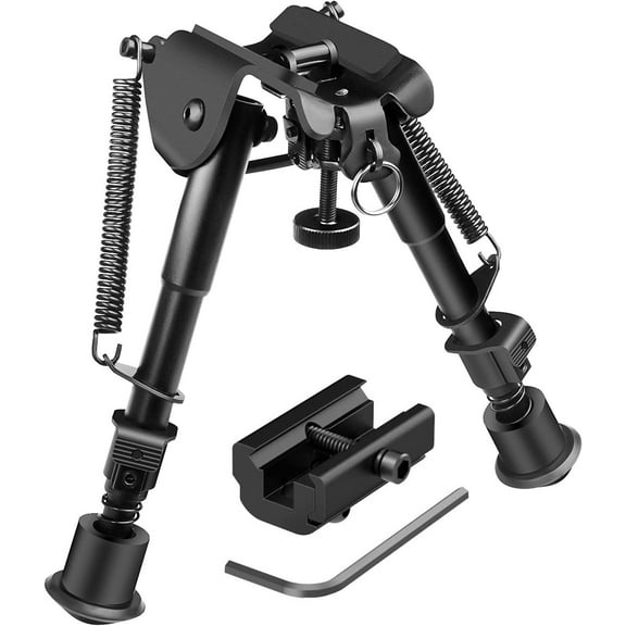Fooletu 6-9 Inches Bipod Picatinny Bipod with Adapter