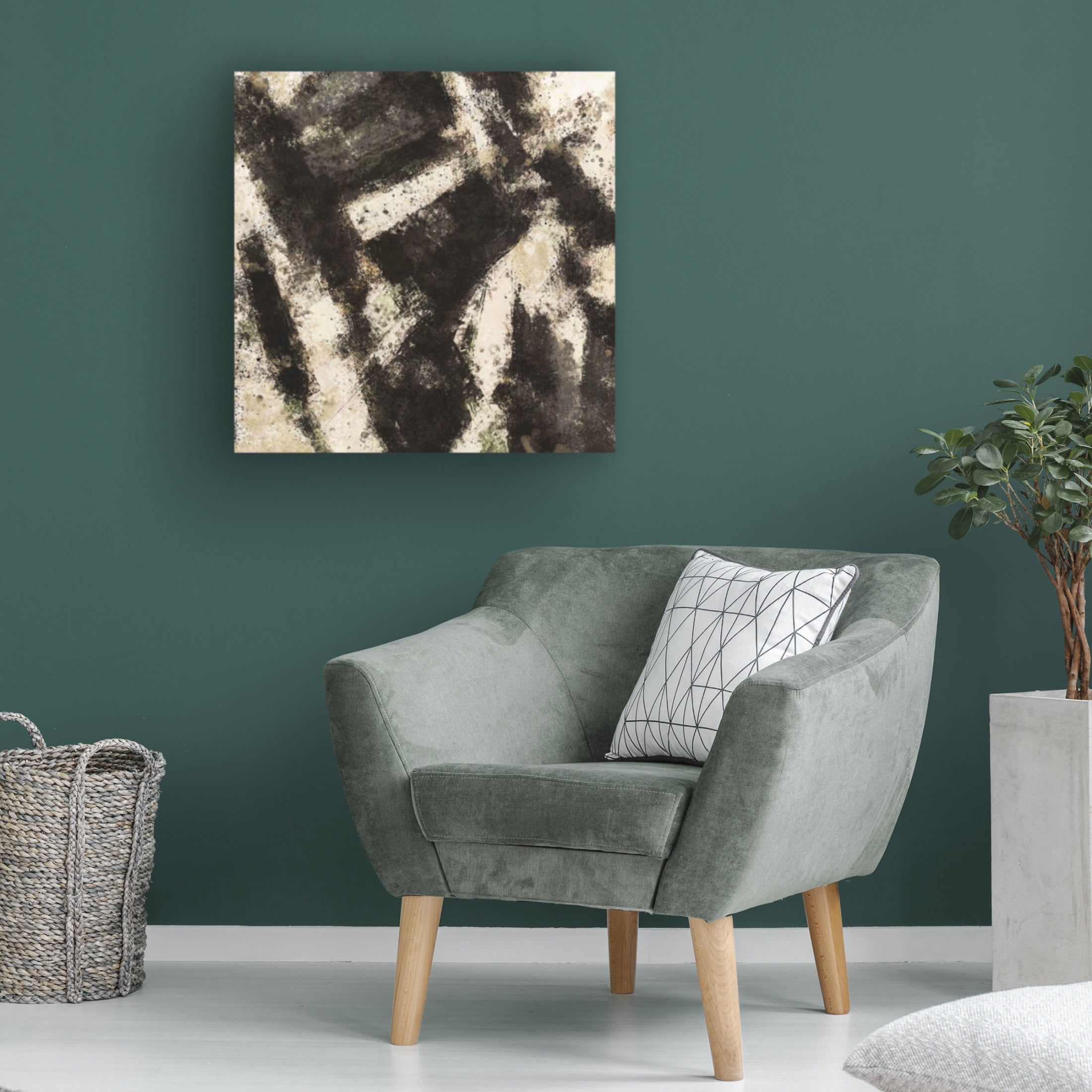 Canvas Wall Art - Marta Wiley 'Abstract 2' Wall Art for Living Room, Bedroom, or Office Décor by Trademark Fine Art - 14 x 14 Inches
