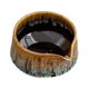 thumbnail image 4 of Tazón de té de de cerámica de cerámica japonesa para batir con boquilla de 560 ml hecho a mano para amigos amantes del té de cocina oro, 4 of 8