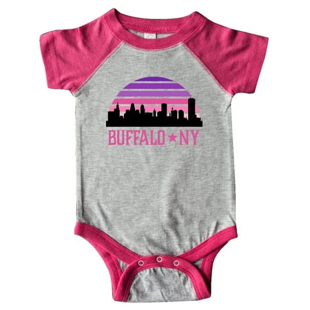 

Inktastic Buffalo New York Gifts Skyline Gift Baby Girl Bodysuit