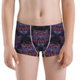 thumbnail image 5 of Yiaed Paisley And Owls Print Boys' Boxer Briefs Cotton Casual Stretch Comfort Boys Boxers - Kids Boxer Briefs Underwear for Boys (6-18)-X-Small, 5 of 5