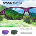 thumbnail image 6 of Xagger Wrap Around Polarized Sports Sunglasses for Men Women TR90 Frame Driving Running Fishing Sun Glasses, 6 of 7