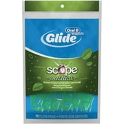 Glide Plus Scope Outlast Floss Picks Long Lasting Mint 75 Each (Pack of 2)