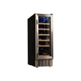 thumbnail image 2 of EdgeStar CWR181SZ - Wine cooler - freestanding - width: 11.6 in - depth: 22.6 in - height: 34.2 in - black/stainless steel, 2 of 4