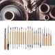 thumbnail image 5 of 30 Uds Herramientas De Arcilla Polimérica, Herramientas De Escultura De Arcilla De Doble Cabeza Con Mango Cómodo De Metal Y Madera Duradero Para Manualidades DIY, 5 of 5