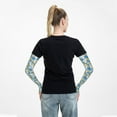 thumbnail image 4 of Lsque Flower and Sail Boat Cooling Arm Sleeves for Men & Women -Compression Sleeves to Cover Arms for Working,Sun Sleeves for UV Protection,Breathable, Moisture-Wicking, 4 of 8