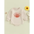 thumbnail image 2 of Bagilaanoe Baby Girl Boys Oversized Romper Sweatshirt Newborn Long Sleeve Bodysuits Print Pullover 3M 6M 12M 18M Infant Casual Tee Tops, 2 of 8
