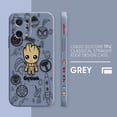 thumbnail image 3 of Case For OPPO FIND X6 X3 REALME X7 X50 RENO 2 4Z 4 6 Lite 5Z 5F 4G 5G PRO Liquid Silicone Case Marvel Groot Baby Manga, 3 of 5