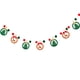 thumbnail image 1 of Pancarta decorativa para fiesta navideña, guirnalda de pompones rojos y verdes, bandera colgante de pared, adorno para chimenea de interior y exterior, decoración de Año Nuevo, 1 of 6