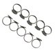 thumbnail image 4 of 10 piezas de bronce ajustable brillo diy ajustes en blanco pegamento en la bandeja de 14 mm negro SM SunniMix Anillos, 4 of 8