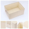 Unique Bargains Storage Cube Fabric Bin with Handles for Shelves Basket
