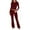 Red, variant on sususu Womens Lounge Set,Lounge Set Women Knitted Trousers Suit Long Sleeve Top and Pants Outfit Summer Casual Solid Color Slim Fit Comfortable Two Piece Set - Red