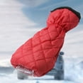 thumbnail image 4 of Winter Car Essential: Frost & Snow Remover Gloves with Efficient Ice Scraper! - Red, 4 of 7