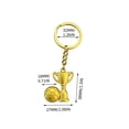 thumbnail image 2 of Llavero Trofeo de Fútbol, Colgante Todo Metálico, Recuerdo de Coleccionismo Deportivo de Fútbol 2026, Duradero, Diseño, Regalo, Ligero, Uso Versátil, 2 of 5