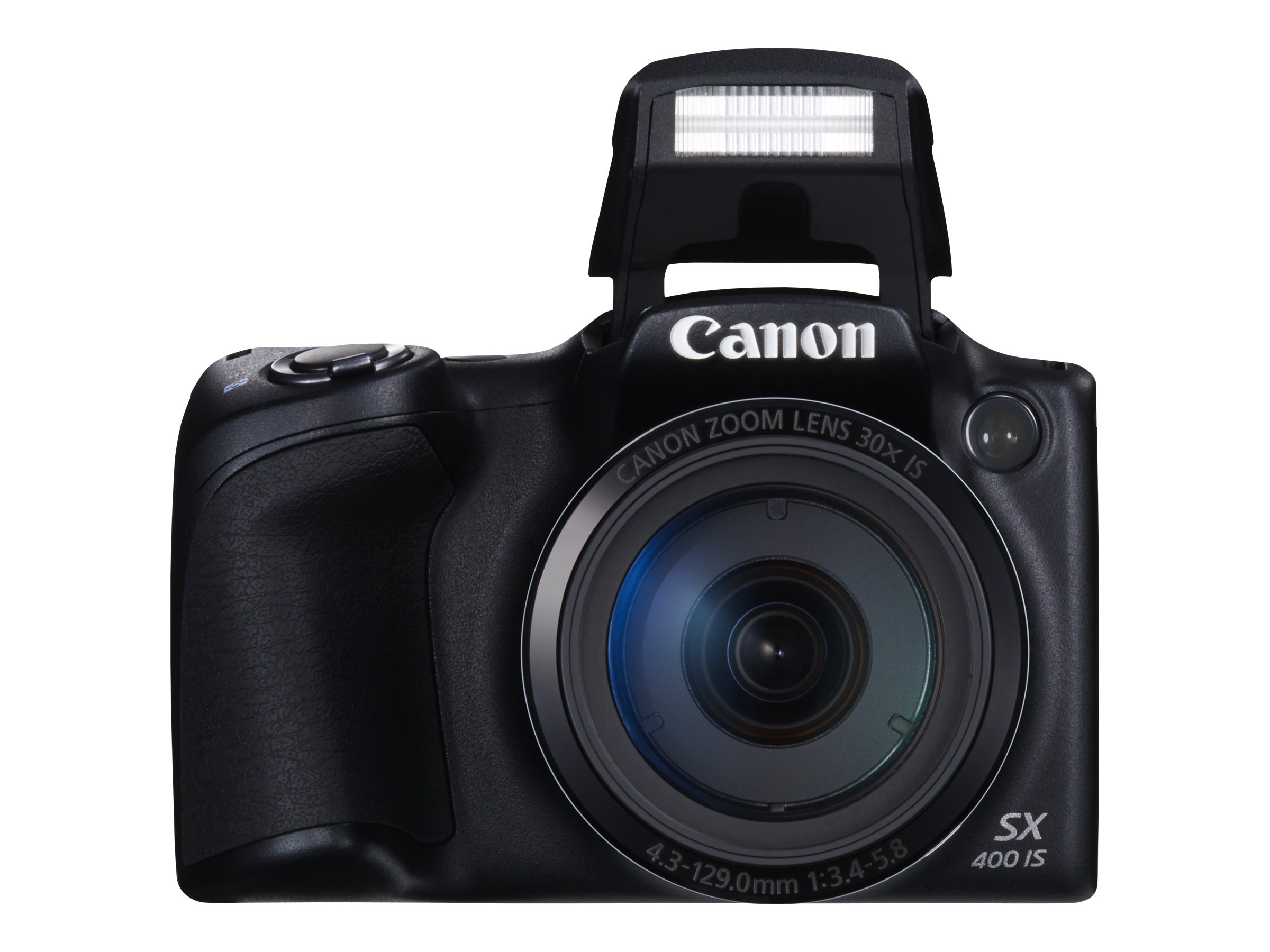 Canon PowerShot SX400 IS - Digital camera - compact - 16.0 MP - 720p - 30x optical zoom - black - image 3 of 9