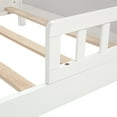 thumbnail image 6 of Miniyam Twin Bed with Bookcase Headboard, LED Motion Sensor Light for Kids and Teens, White, 6 of 7