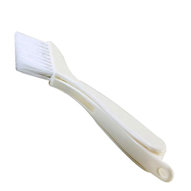 Langgg 2 In 1 Multipurpose Window Groove Cleaning Nylon Bristles Brush Home Kitchen Folding Brush