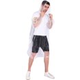 thumbnail image 1 of Ponchos de lluvia, con capucha de cordón, paquete de 2 ponchos de lluvia desechables de emergencia, paquete familiar compatible con adultos, transparente Afortunado Sencillez, 1 of 5