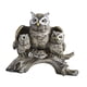 thumbnail image 2 of Figuras de búho, estatua de búho, adornos creativos, estatua de animal para sala de estar y oficina. Gris, 2 of 7