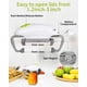 thumbnail image 2 of Gadget de cocina y útil | Abrelatas eléctrico para abrir todo tipo de tarros sin esfuerzo | Ya no necesitará ayuda para abrir sus tarros de cristal | .regalo hombre y mujer, 2 of 5