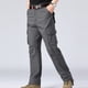 thumbnail image 5 of Pantalones largos para hombre, para actividades al aire libre, gruesos, de pierna recta, para montañismo, con múltiples bolsillos, para hombre, 5 of 5