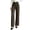 Brown women's wide leg trousers a1, variant on Bzdzmqm Women's High Waisted Wide Leg Trousers with Pockets Solid Elegant Office Long Dress Pants Casual Business Wear, Beige L