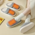 thumbnail image 3 of USB Powered Heated Slippers for Warmth and Comfort Rechargeable Foot Warmer with Adjustable Temperature Control, 3 of 5