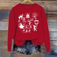 thumbnail image 2 of WEAIXIMIUNG Sweatshirts à Col Rond pour Femmes Pull à Capuche Imprimé Lettre pour Automne et Hiver, 2 of 3