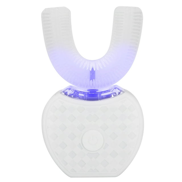 Cepillo de dientes eléctrico sónico, cepillo de dientes automático ultrasónico recargable en forma de U con carga inalámbrica y luz LED, kit de blanqueamiento dental para adultos, ni?os Ecomeon no