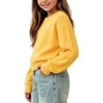 thumbnail image 5 of KyCheLot Boys' Girls' Knitted Sweaters Solid Color Crew Neck Long Sleeve Pullover Sweaters Comfy Everyday Tops, 5 of 6