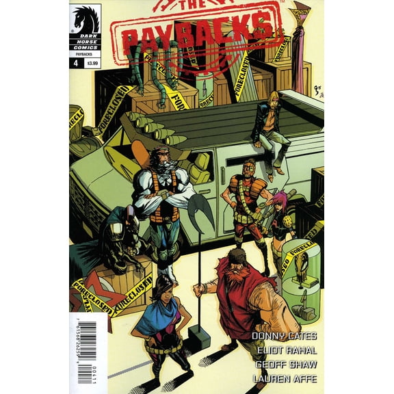 Paybacks, The #4 VF ; Dark Horse Comic Book