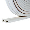 thumbnail image 6 of Frost King EPDM Rubber Self-Stick Weatherseal Tape, D-Section, 5/16" W, 1/4" T, 17 ft L, White, 6 of 9
