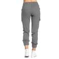 thumbnail image 3 of EDFBUYKRS Female Women Pants Casual Women Pants Casual Plus Size Ladies Pocket Cargo Casual Pants Elastic Waist Corset Rope Pants Xl, 3 of 8