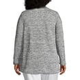 thumbnail image 5 of Just My Size Women's Plus Size French Terry Flyaway Cardigan, 5 of 5