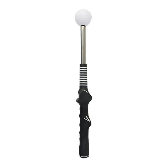 jinwen Golf Swing Adults Portable Training Aid for Flexibility Balance Speed Black White