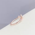 thumbnail image 4 of Qarigey Anillo con lazo que se puede abrir, ceremonia de boda, fiesta, banquete, anillos de diamantes de imitación de cobre, joyería de cristal, regalo Ropa, zapatos y accesorios Miscelánea Qarigey AP014806-00, 4 of 6