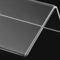 thumbnail image 5 of POPETPOP 10Pcs Transparent Acrylic L Shape Label Display Holders for Store Office Library, 5 of 6