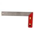thumbnail image 1 of Measuring Marking Woodworking Square, Woodworking Measurement Ruler, Ruler 90 45 Degree with Level Bubble Woodworking Measuring Tools for, Rules, 1 of 7