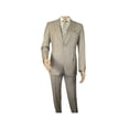 thumbnail image 5 of Men Suit BERLUSCONI Turkey 100% Italian Wool Super 180's 3pc Vested #Ber13 Beige, 5 of 10