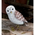 thumbnail image 2 of Regal Art & Gift Multicolored Metal 8 in. H Barn Owl Statue, 2 of 2