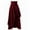Wine, variant on Patlollav Womens Solid Punk Ruched Midi High Waist Skirt Black M