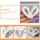 thumbnail image 5 of 30 piezas de tela Bunny Ears Hechor Materiales Materiales Central de cabello Accesorios de orejas de conejo, 5 of 6