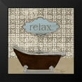 thumbnail image 2 of Hakimipour-Ritter 12x12 Black Modern Framed Museum Art Print Titled - Relax, 2 of 5