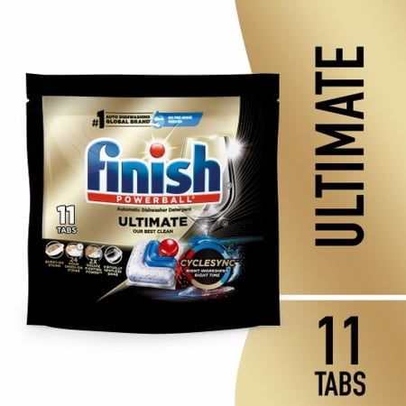 Finish Ultimate Dishwasher Detergent, Premium Dishwashing Tablets 11 ct