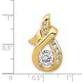 thumbnail image 5 of 14k Yellow Gold Diamond Slide, 5 of 5