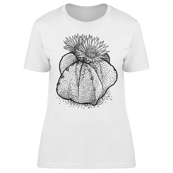 Bishop's Cap Cactus Line Art Tee Women's -Image by Shutterstock