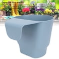 thumbnail image 4 of 3pcs Hanging Flower Pot Fence Hanging Bucket Pot Balcony Planter Suitable for Railing Garden Porch Window, 4 of 7